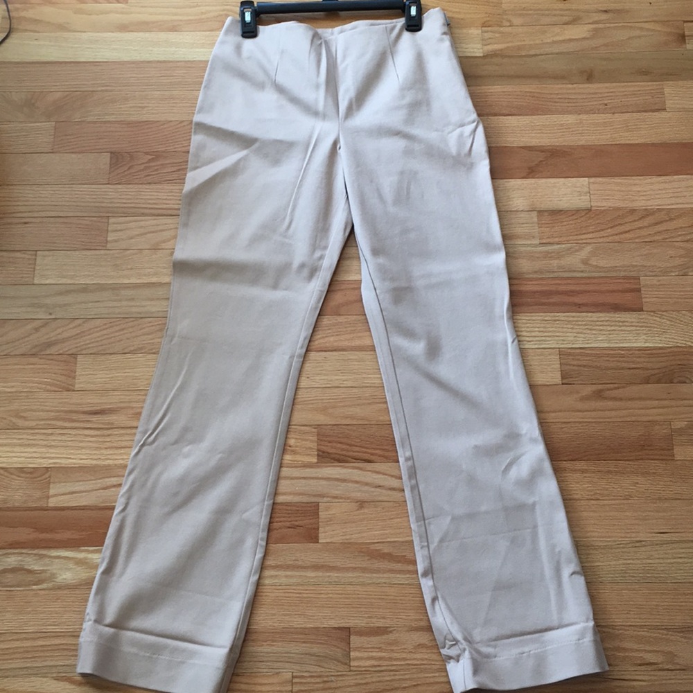 Boston Proper blush-tan dress pants